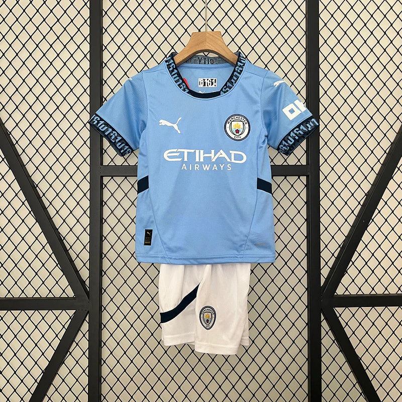 Manchester City maillot à domicile 24/25 Kit Kids