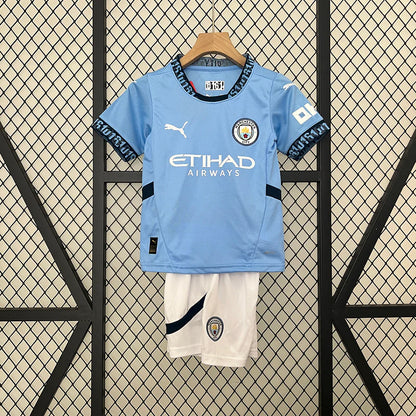 Manchester City maillot à domicile 24/25 Kit Kids